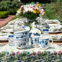 Pomegranate Inc Pomegranate Trio Sketch Cobalt Blue Bowl | Set of 2^ Dinnerware