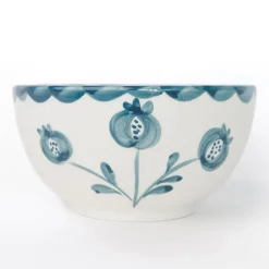 Pomegranate Inc Pomegranate Trio Vine Teal Bowl | Set of 2^ Dinnerware