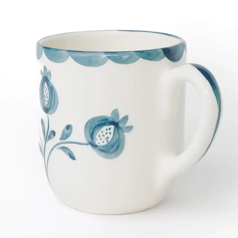 Pomegranate Inc Pomegranate Trio Vine Teal Mug | Set of 2^ Dinnerware