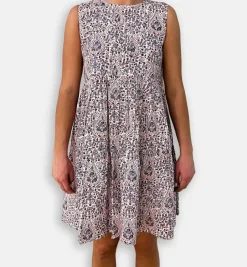 Pomegranate Inc Red & Blue Paisley Layered Dress^ Everyday Dresses