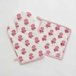 Pomegranate Inc Rosé Oven Mitt Set^ Oven Mitts