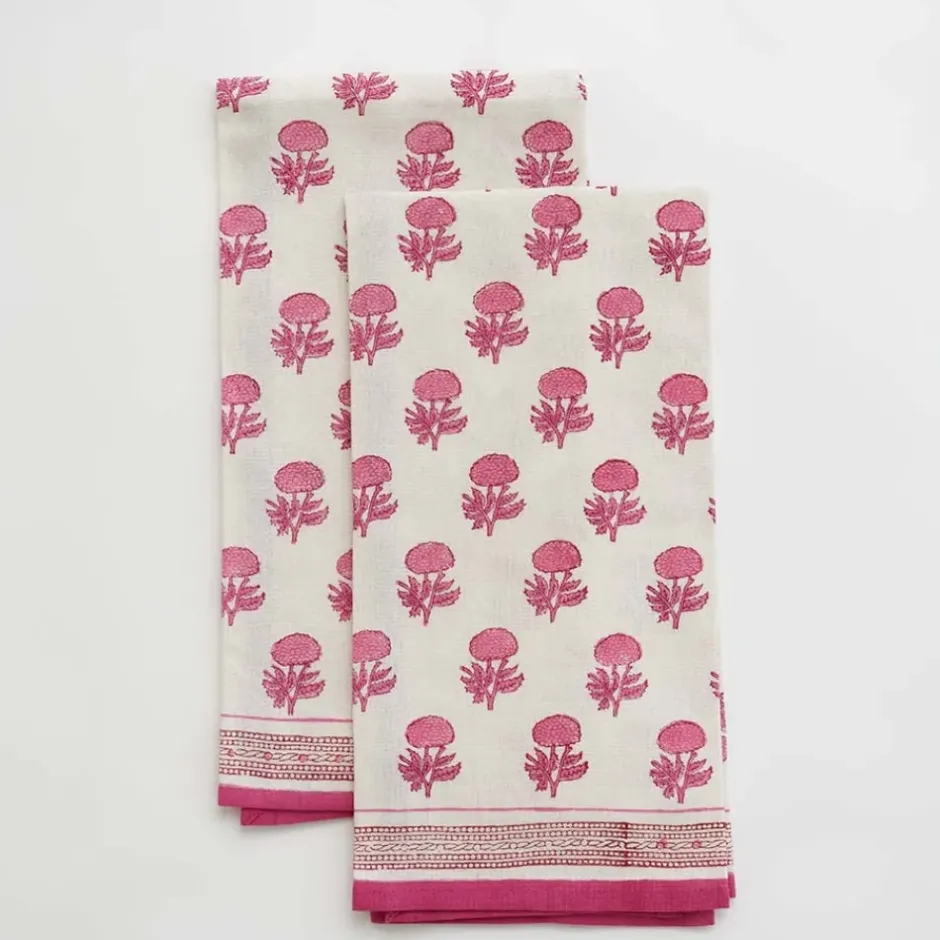 Pomegranate Inc Rosé Tea Towels | Set of 2^ Tea Towels