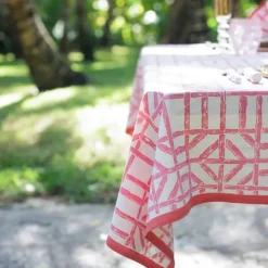 Pomegranate Inc Rose Bamboo Tablecloth^ Tablecloths