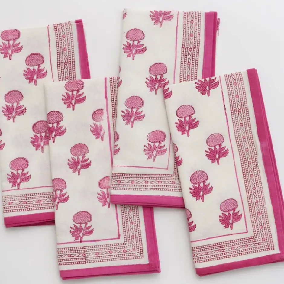 Pomegranate Inc Rose Wine Napkin | Set of 4^ Napkins