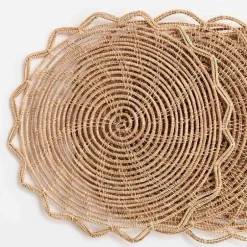 Pomegranate Inc Round Bamboo Cane Placemats | Set of 4^ Rattan, Wicker & Bamboo|Woven Placemats
