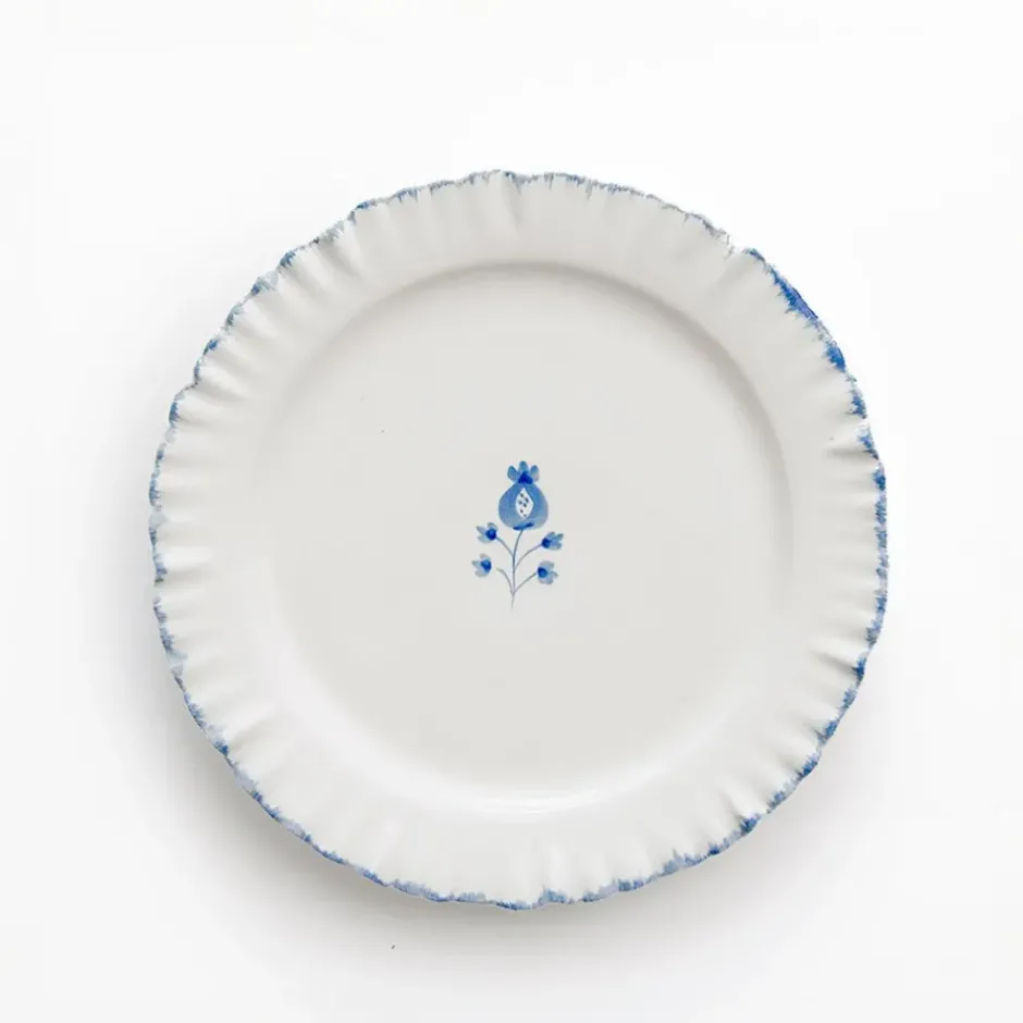 Pomegranate Inc Ruffled Cobalt Blue Salad Plate | Set of 2^ Dinnerware