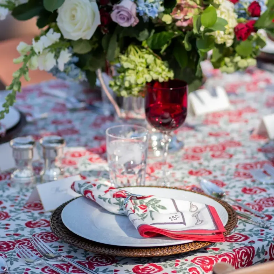 Pomegranate Inc Run For The Roses 150 Napkins | Set of 4^ Napkins