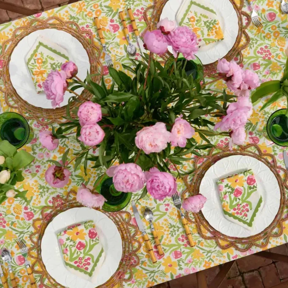 Pomegranate Inc 70s Flower Napkin | Set of 4^ Napkins