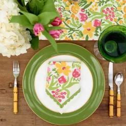 Pomegranate Inc 70s Flower Table Runner^ Table Runners