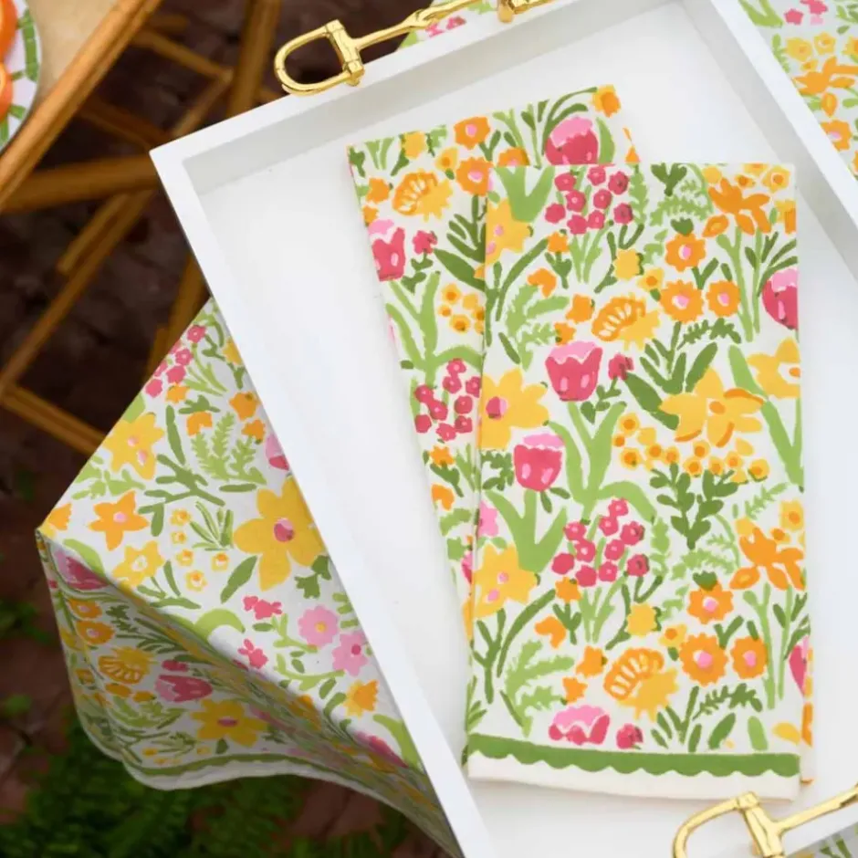 Pomegranate Inc 70s Flower Tea Towels^ Tea Towels