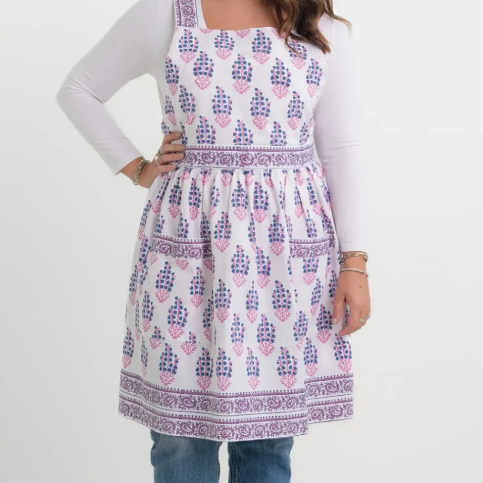 Pomegranate Inc Sagar Blue & Magenta Apron^ Aprons
