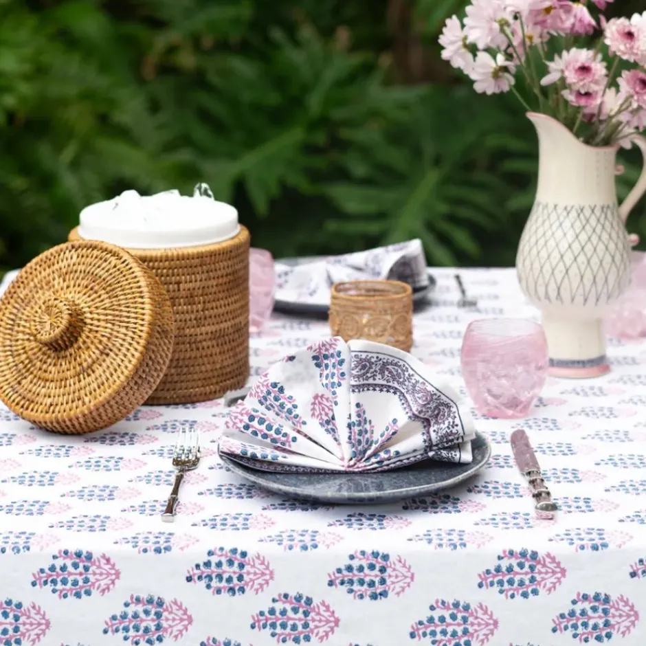 Pomegranate Inc Sagar Blue & Magenta Napkin^ Napkins