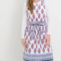 Pomegranate Inc Sagar Red & Blue Apron^ Aprons
