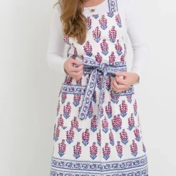 Pomegranate Inc Sagar Red & Blue Apron^ Aprons