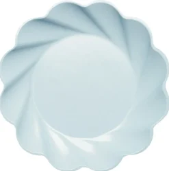 Pomegranate Inc Sky Blue Simply Eco Plates | Set of 8^ Dinnerware