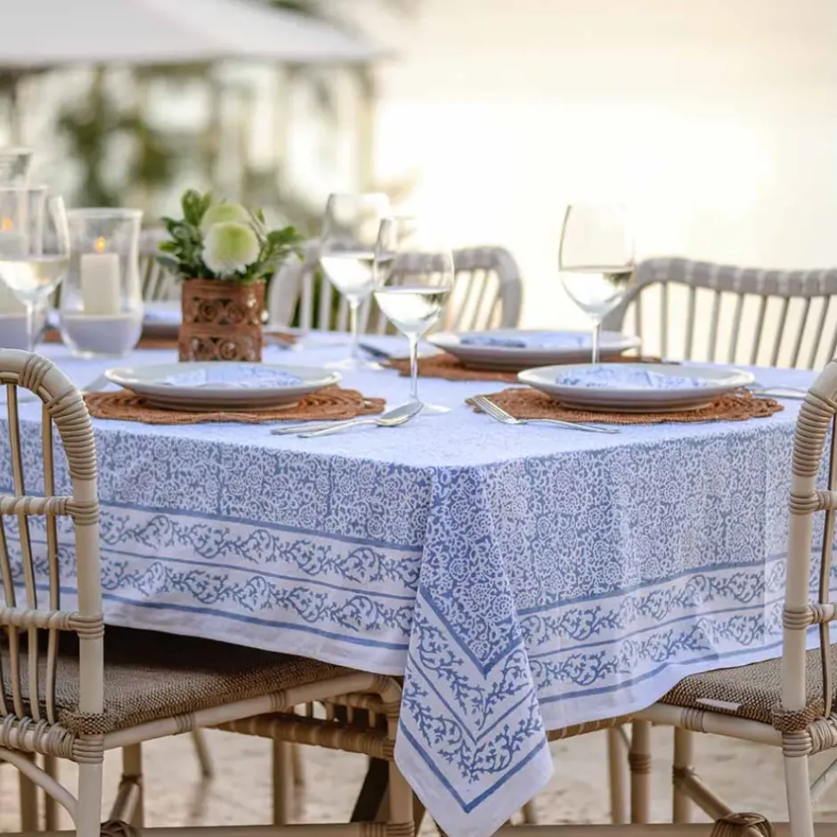 Pomegranate Inc Tapestry Blue Tablecloth^ Tablecloths