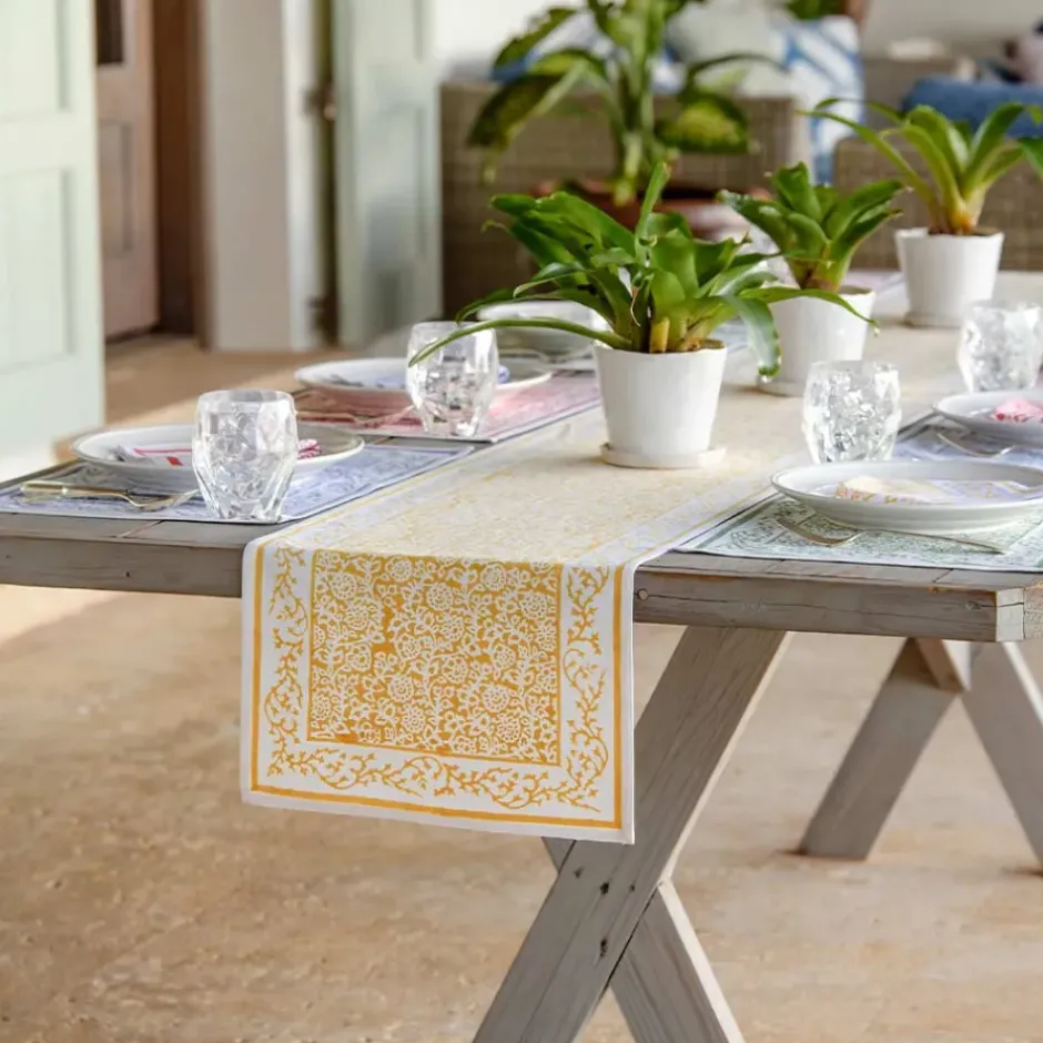 Pomegranate Inc Tapestry Marigold Table Runner^ Table Runners