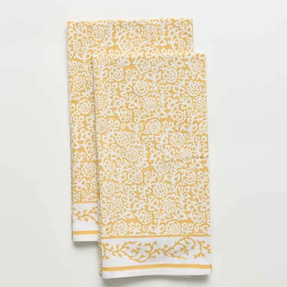 Pomegranate Inc Tapestry Marigold Tea Towels^ Tea Towels