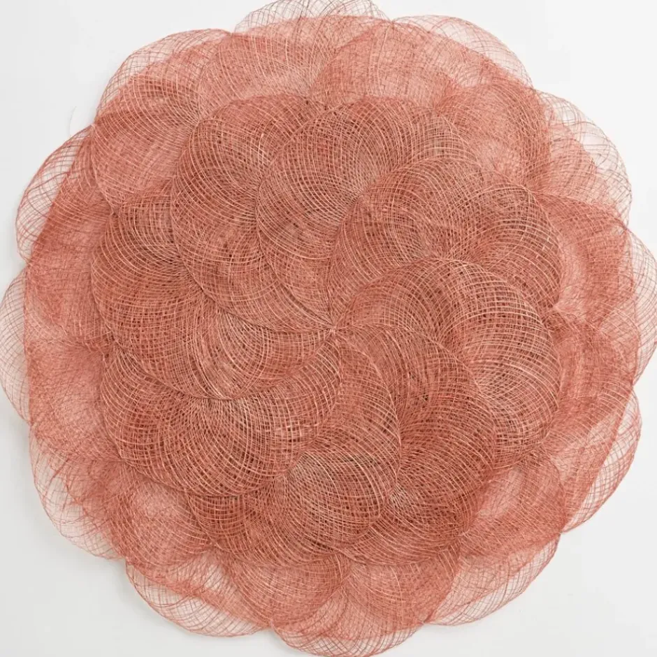 Pomegranate Inc Terracotta Woven Cloud Placemat | Set of 4^ Woven Placemats