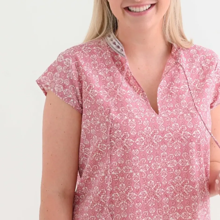 Pomegranate Inc Tulip Sundial Mauveglow Cap Sleeve Dress^ Everyday Dresses
