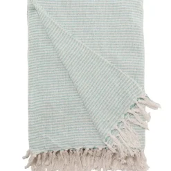 Pomegranate Inc Turquoise Woven Throw^ Quilts, Pillows & Throws