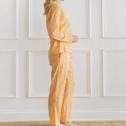 Pomegranate Inc Watercolor Orange Stripe Pajama Set^ Loungewear & Accessories