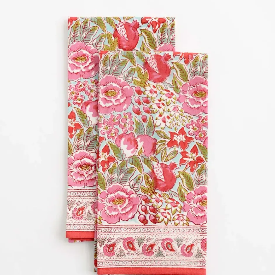 Pomegranate Inc Wildflower Garden Tea towels^ Tea Towels