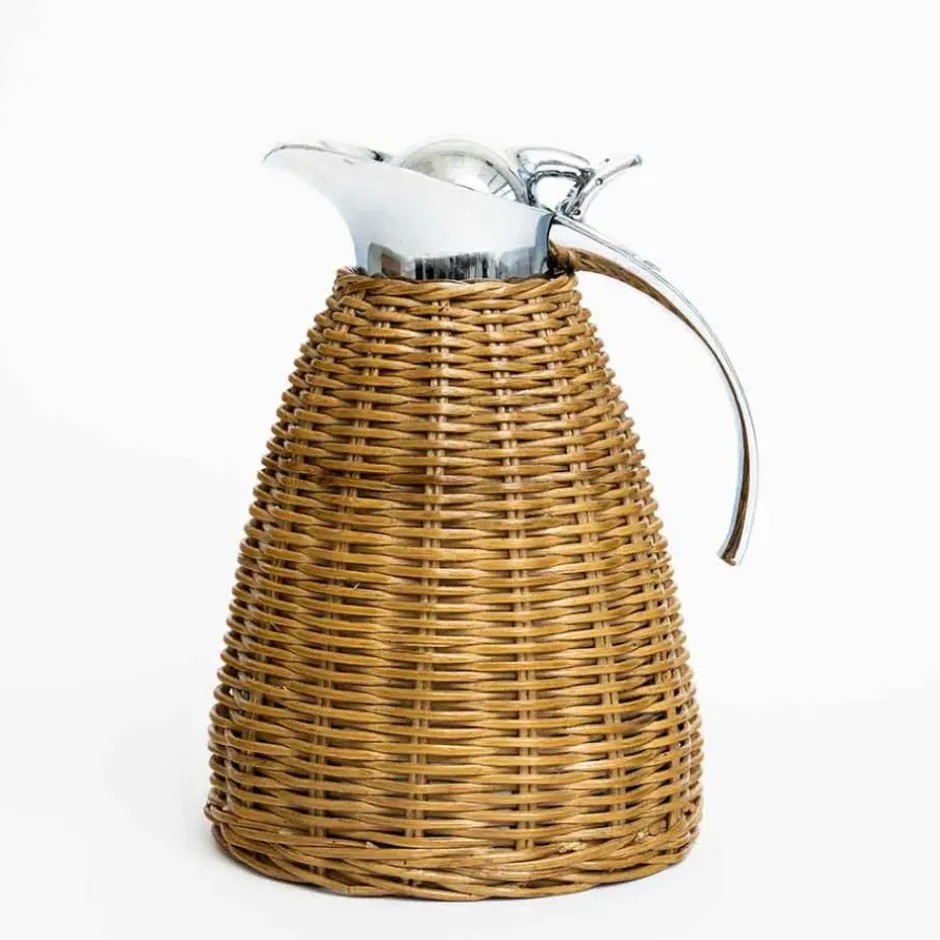 Pomegranate Inc Woven Rattan Thermos^ Rattan, Wicker & Bamboo