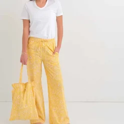 Pomegranate Inc Yellow Paisley PJ Pants | Unwind in Style^ Loungewear & Accessories